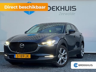 Mazda CX-30 2.0 e-SkyActiv-G M-Hybrid 150PK AUT | Stoelverwarming | Adaptieve Cruise Control | Dodehoek Detectie | Achteruitrijcamera | NAVI | LED | 16" LMV