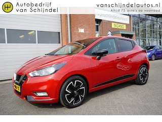 Nissan Micra 1.0 IG-T N-DESIGN ORIGINEEL NL KEURIGE NETTE STAAT NAVIGATIE ANDROID/APPLECARPLAY AIRCO CRUISECONTROL PARKEERSENSOREN RIJSTROOKSENSOR BLUETOOTH 4X ELECTR.RAMEN/SPIEGELS