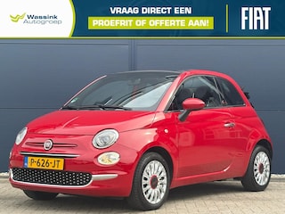 Fiat 500 1.0 70pk Hybrid Red Cabrio | 7" Navi | Cruise Control | Climate Control | PDC |