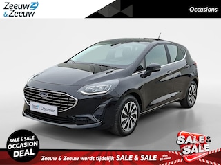 Ford Fiesta 1.0 EcoBoost Hybrid Titanium | Stoel- stuur en voorruitverwarming | Navigatie via Apple Carplay & Android auto | All season banden