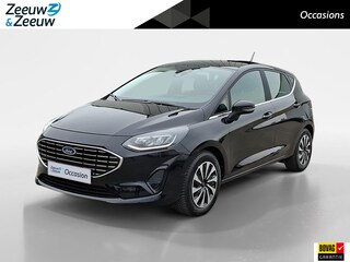 Ford Fiesta 1.0 EcoBoost Hybrid Titanium | Stoel- stuur en voorruitverwarming | Navigatie via Apple Carplay & Android auto | All season banden