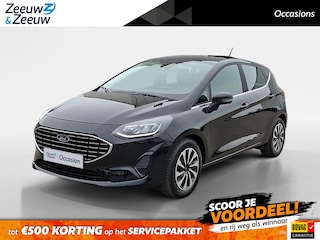 Ford Fiesta 1.0 EcoBoost Hybrid Titanium | Stoel- stuur en voorruitverwarming | Navigatie via Apple Carplay & Android auto | All season banden