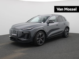 Audi Q6 e-tron First edition quattro 100 kWh l S line l Glazen panoramadak l Adaptive cruise control l Luchtvering l Bang & Olufsen l Elektr. verstelbare voorstoelen l Geheugenfunctie bestuurdersstoel l 360 graden camera l Head-up display l Apple Carplay / Android Auto l MMI-bijrijdersscherm l Rood gespoten remzadels l Exterieurpakket zwart