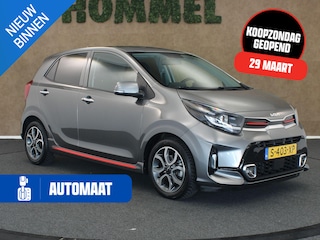 Kia Picanto 1.0 DPi GT-Line - ORIGINEEL NEDERLANDSE AUTO - KEYLESS ENTRY/START - CLIMATE CONTROL - LEDEREN BEKLEDING - NAVIGATIESYSTEEM - SPORTSTUUR - LICHTMETALEN VELGEN - BLUETOOTH TELEFOONVOORBEREIDING