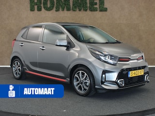 Kia Picanto 1.0 DPi GT-Line - ORIGINEEL NEDERLANDSE AUTO - KEYLESS ENTRY/START - CLIMATE CONTROL - LEDEREN BEKLEDING - NAVIGATIESYSTEEM - SPORTSTUUR - LICHTMETALEN VELGEN - BLUETOOTH TELEFOONVOORBEREIDING