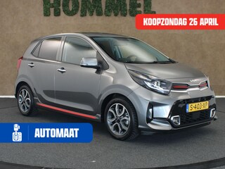 Kia Picanto 1.0 DPi GT-Line - ORIGINEEL NEDERLANDSE AUTO - KEYLESS ENTRY/START - CLIMATE CONTROL - LEDEREN BEKLEDING - NAVIGATIESYSTEEM - SPORTSTUUR - LICHTMETALEN VELGEN - BLUETOOTH TELEFOONVOORBEREIDING