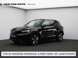 Volvo XC40 Recharge Twin Ultimate 82 kWh / Trekhaak / Pan. dak / 20" / Wool blend / Privacy glass / Stoel+stuurwielverwarming / Full Pixel LED
