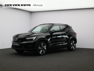 Volvo XC40 Recharge Twin Ultimate 82 kWh / Trekhaak / Pan. dak / 20" / Wool blend / Privacy glass / Stoel+stuurwielverwarming / Full Pixel LED