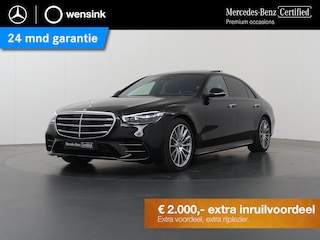 Mercedes-Benz S-klasse 580 e 4MATIC Lang AMG Line | Entertainment achter | Chauffeurpakket |  Massage voor en achter | Microvezel hemelbekleding | Night pakket |