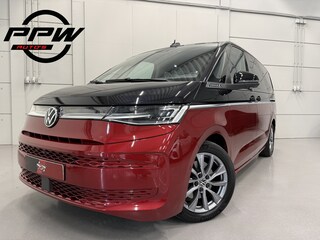Volkswagen Multivan 1.4 eHybrid L2 Energetic 6p. PANO/HEAD-UP/STANDKACHEL/LEER-MASSAGE-VENTILATIE/MEMORY/H&K/ACC/18"/ADAPTIVE-ONDERSTEL/SFEER/ELECTR.SCHUIFDEUREN/360CAMERA/TWO-TONE/VOLLEDIG VW DEALER HISTORIE
