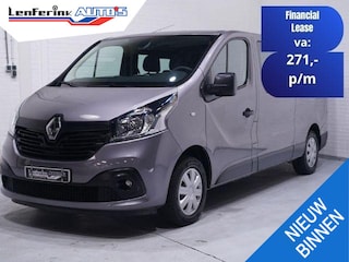 Renault Trafic 1.6 dCi 125 pk Dubbel Cabine L2 Navi, Trekhaak Airco ECC, Cruise Control, Slechts 105 dkm, 6-Zits