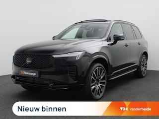 Volvo XC90 2.0 T8 Plug-in hybrid AWD Ultra Black Edition Pano-Schuifdak, Trekhaak, 22" LM Velgen, Bower & Wilkins Audio, Head-Up Display, Stoelverwarming/koeling/massage, Adaptieve Cruise, Side Assist, Navi, Four-C Chassis,