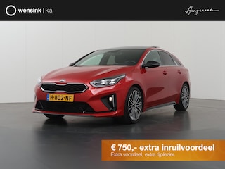 Kia ProCeed 1.4 T-GDI GT-PlusLine | Panormadak | LED | Sportstoelen ele.verstelbaar | JBL Audio | Ele.kofferdeksel | Navigatie | Apple CarPlay/Android Auto | Stoelverwarming | Adaptieve Cruise Control | Camera | DAB | Stuurverwarming | Rijhulpsysteem |