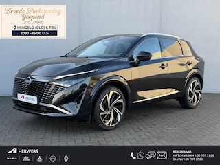 Nissan Qashqai 1.3 MHEV Xtronic Tekna Plus Automaat / Nieuw model & Facelift / Fabrieksgarantie tot 09-2027 / Panoramadak / HUD / 360 Camera / Elektr. Stoelen met Massage / Stoel & Stuurwiel verwarming / BOSE Audio / DAB / Adaptieve Cruise / Clima / Lederen & Alcantara Bekleding /