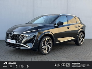 Nissan Qashqai 1.3 MHEV Xtronic Tekna Plus Automaat / Nieuw model & Facelift / Fabrieksgarantie tot 09-2027 / Panoramadak / HUD / 360 Camera / Elektr. Stoelen met Massage / Stoel & Stuurwiel verwarming / BOSE Audio / DAB / Adaptieve Cruise / Clima / Lederen & Alcantara Bekleding /