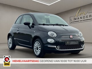 Fiat 500 1.2 Lounge 2017 ZWART | Panoramadak | Apple CarPlay | Benzine |