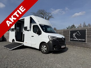 Renault Master PAARDENWAGEN | HORSETRUCK | MTM | STALLION 5XL | 2023 | HENGST | DUB CAB | 165PK | 5-SEAT | MANUEEL | NL KENTEKEN