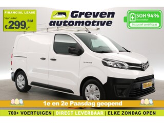 Peugeot Expert Toyota ProAce Electric Standard Range 50 kWh L1H1 | Snelladen | SOH 94% | Airco | Cruise | Carplay | Trekhaak | 3 Zits | Imperiaal | Parkeersens.