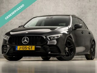 Mercedes-Benz A-klasse 220 AMG Sport 191Pk Automaat (SCHUIFDAK, SFEERVERLICHTING, APPLE CARPLAY, GROOT NAVI, LEDER/ALCANTARA, STOELVERWARMING, WIDESCREEN, CAMERA, NIEUWSTAAT)