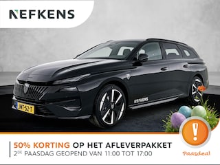 Peugeot 308 SW GT 54 kWh 156pk | DEMO | 444km WLTP Actieradius | Navigatie | 360° Camera | Handsfree Achterklep | Keyless | Stoel- en stuurverwarming | Matrix LED koplampen | Adaptieve Cruise Control | Sportstoel Leder/Alcantara elektrisch+massage | Climate Control | Parkeersensoren v+a | Dodehoeksensor | Draadloze Apple CarPlay / Android Auto + telefoonlader | Donker getint glas | 18" lichtmetalen velgen |