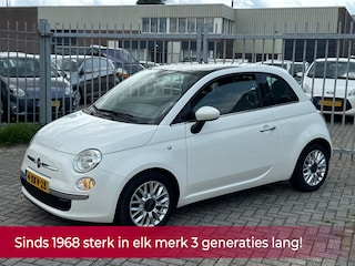 Fiat 500 0.9 TwinAir Turbo Lounge KMST NAP! Pano l Airco l MTF-stuur l bleu and me l LMV! TOPSTAAT l DEALER OH!