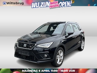 Seat Arona 1.0 TSI FR / AUTOMAAT/ TREKHAAK/ DCC/ PARKEERSENSOREN + CAMERA/ STOELVERWARMING/ DODEHOEK/ BEATS AUDIO/ ACC/ FULL LINK/ NAVI/ DAB/ CLIMA/ 17'' LMV