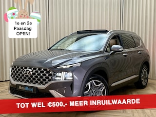 Hyundai Santa Fe 1.6 T-GDI HEV Premium Sky Full Option / Stoelkoeling / Panoramadak / HUD / Memory / Keyless / Afn. Trekhaak / Leder
