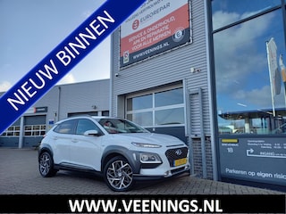 Hyundai Kona 1.6 GDI HEV Premium - LEER + VERW + KOEL - CAMERA - NL AUTO