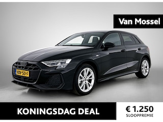 Audi A3 Sportback 40 TFSI e S edition 204 PK | S-line | Automaat | Camera | Adaptive Cruise Control | Climate Control | Stoelverwarming | Virtual Cockpit | LED Matrix | Lichtmetalen velgen | Privacy glass |