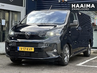Peugeot Expert 2.0 BlueHDi 180pk S&S L3 DC | Dubbele schuifdeuren | Lederen bekleding | Stoelverwarming/-massage/-elektrische verstelling | Adaptive Cruise control | Standkachel | Trekhaak | Keyless Entry/Start | Digitale binnenspiegel | Apple Carplay/Android Auto | Parkeercamera/-sensoren | Climate Control | Draadloze telefoonlader |