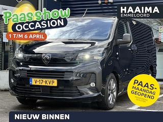 Peugeot Expert 2.0 BlueHDi 180pk S&S L3 DC | Dubbele schuifdeuren | Lederen bekleding | Stoelverwarming/-massage/-elektrische verstelling | Adaptive Cruise control | Standkachel | Trekhaak | Keyless Entry/Start | Digitale binnenspiegel | Apple Carplay/Android Auto | Parkeercamera/-sensoren | Climate Control | Draadloze telefoonlader |