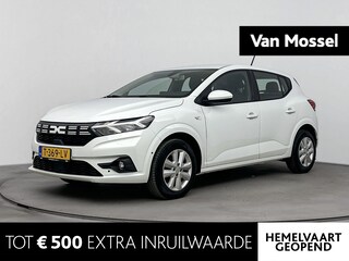Dacia Sandero 1.0 TCe 100Pk ECO-G Expression LPG | Navigatie via Apple Carplay & Android Auto | Airconditioning | Parkeersensoren Voor + Achter + Camera | Cruise Control | Bluetooth |
