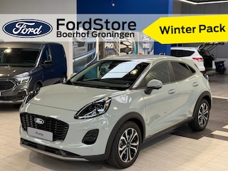 Ford Puma EcoBoost Hybrid 125pk Titanium | Winterpack | Adapt. Cruise | Dodehoek detectie | 360 Camera | All-season banden | Fabr. Gar. t/m 01-2029 |