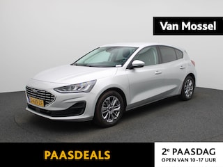 Ford Focus 1.0 EcoBoost Hybrid Titanium 16" Lichtmetalen Velgen | Draadloze Apple Carplay/Android Auto | Navigatie | Cruise Control | Sensoren Voor+Achter |