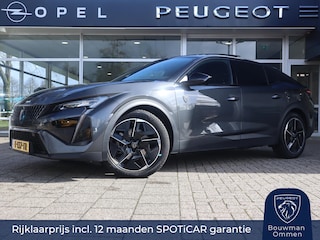 Peugeot 408 GT Plug-In Hybrid 225PK e-EAT8 automaat, Rijklaarprijs, Panoramadak Leder FOCAL 360° Camera 7,4 kW lader