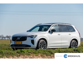 Volvo XC90 T8 Ultra Dark | Navy Herringbone Weave  | Pano | Fiscaal €99.000,-! | Crystal White!