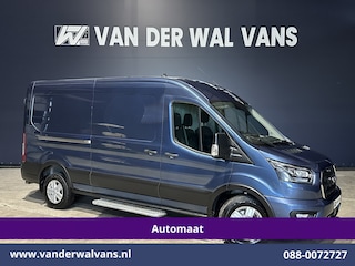 Ford Transit 2.0 TDCI 185pk Automaat L3H2 Euro6 Airco | Xenon | Camera | Navigatie | Apple Carplay | Cruisecontrol | LED Android Auto, Verwarmde voorruit, Stoelverwarming, LM velgen, Elektrisch verstelbare bestuurdersstoel, Parkeersensoren, Bijrijdersbank
