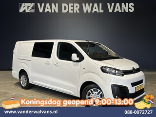 Citroën Jumpy 2.0 BlueHDI 150pk L3H1 Dubbele cabine Euro6 Airco | 6-Zits | Camera | Navigatie Apple Carplay, Android Auto, Cruisecontrol, Parkeersensoren