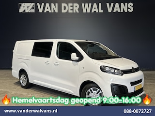 Citroën Jumpy 2.0 BlueHDI 150pk L3H1 Dubbele cabine Euro6 Airco | 6-Zits | Camera | Navigatie Apple Carplay, Android Auto, Cruisecontrol, Parkeersensoren