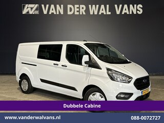 Ford Transit Custom 2.0 TDCI 130pk Automaat L2H1 Dubbele Cabine Euro6 Airco | 6-Zits | Camera | Navigatie | LED, Android Auto, Adaptieve Cruisecontrol, Verwarmde voorruit, Stoelverwarming, Parkeersensoren