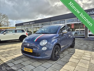 Fiat 500 0.9 TwinAir Blackjack, Leer, Airco, 16 inch, NAP!
