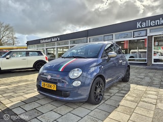 Fiat 500 0.9 TwinAir Blackjack, Leer, Airco, 16 inch, NAP!