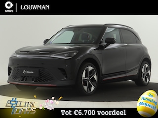 Smart #1 BRABUS 66 kWh Smart Cash buy korting VAN €47.520 NAAR €44.020 | Head-up Display | Memorypakket voorstoelen | Warmtepomp | Panoramadak |Matrix LED koplampen | Beats® Soundsystem | Adapt. Cruise control |