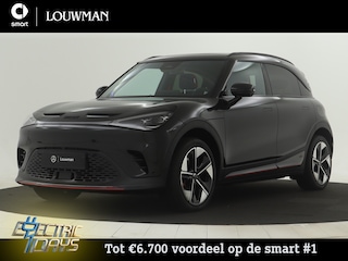 Smart #1 BRABUS 66 kWh Smart Cash buy korting VAN €47.520 NAAR €44.020 | Head-up Display | Memorypakket voorstoelen | Warmtepomp | Panoramadak |Matrix LED koplampen | Beats® Soundsystem | Adapt. Cruise control |