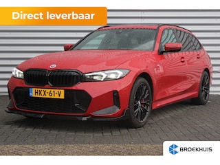 BMW 3-serie TOURING 330e 292PK XDRIVE HIGH EXECUTIVE M-SPORT AUTOMAAT / NAVI / LEDER / CLIMA / PDC / 18" LMV / CAMERA / HUD / PANO. DAK / KEYLESS / FULL-LED / WINTERPAKKET / NIEUWSTAAT !!