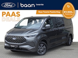 Ford Tourneo Custom 2.5 Plug-IN Hybrid 233 PK L2H1 Titanium | Incl. BTW & BPM | 8 Persoons | Adaptieve Led Koplampen | Trekhaak Wegklapbaar | Blis | Adaptieve Cruise. | Camera | Uit Voorraad Leverbaar