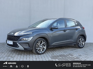 Hyundai Kona 1.6 GDI HEV Fashion Automaat / Dealer Onderhouden / Navigatie / Camera / Adaptieve Cruise / Stoel Verwarming / Stuurwiel Verwarming / DAB / Keyless / Krell Audio / 18'' LM Velgen /