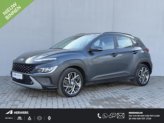 Hyundai Kona 1.6 GDI HEV Fashion Automaat / Dealer Onderhouden / Navigatie / Camera / Adaptieve Cruise / Stoel Verwarming / Stuurwiel Verwarming / DAB / Keyless / Krell Audio / 18'' LM Velgen /