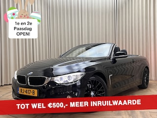BMW 4-serie Cabrio 420d High Executive *Leder* Stoelverw. / Navigatie Prof. / Memory / Windvanger / PDC / Nette Staat