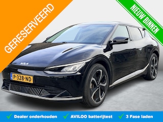 Kia EV6 Plus Advanced AWD 77.4 kWh SoH 97% / Fabrieksgarantie / Schuif-Kanteldak / Adaptive Cruise / Stoelverwarming & Ventilatie / Camera / Carplay / Memory / Leder / Warmtepomp / 3 Fase / Achterbank Verwarming / Navigatie / DAB / Climate Control / 1e Eigenaar / Full LED /